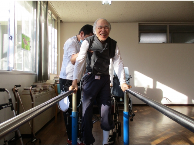 笑顔で頑張ります