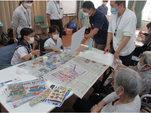 ご利用者さんは学生さんを見ているだけで笑顔になってしまいます