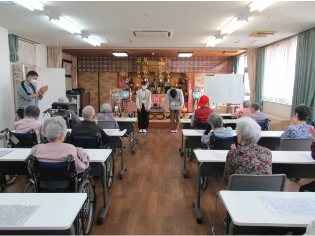 最終日はみなさんにご挨拶