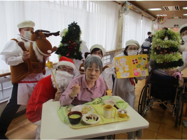 サンタさんと記念撮影です。