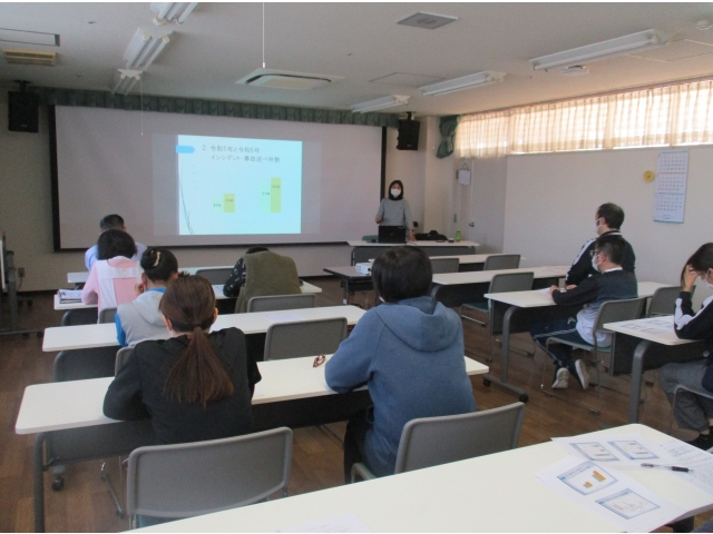 具体的な事例も交えながら、わかりやすく事故防止策について学ぶことができました。