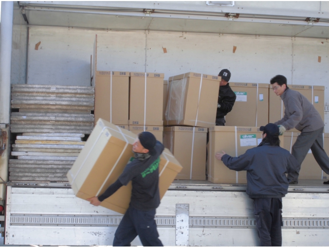 業者さんも大忙し^_^;