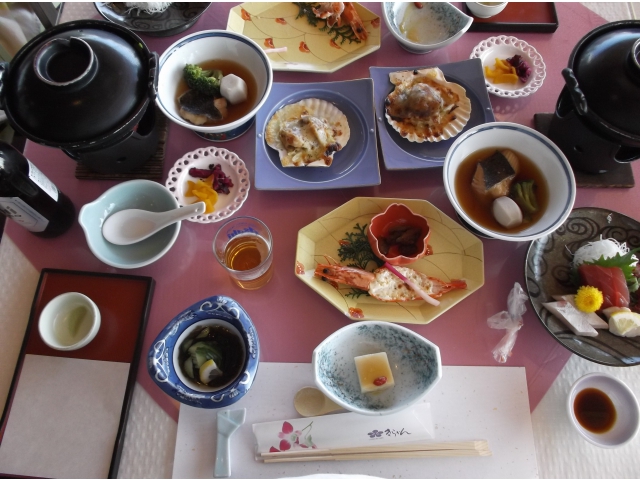 ごちそう！たくさん食べました。