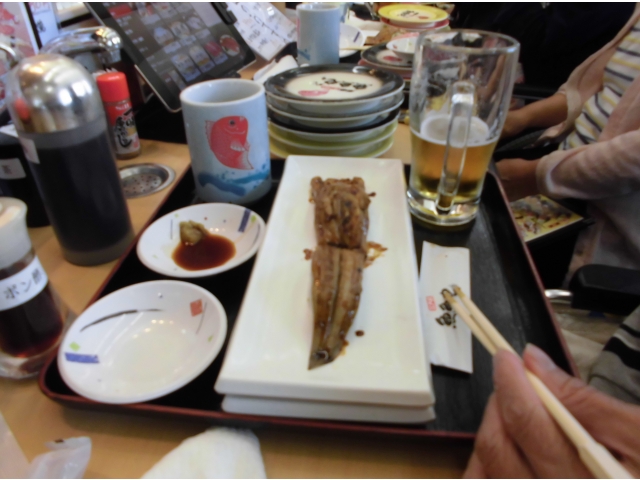 大きなアナゴ