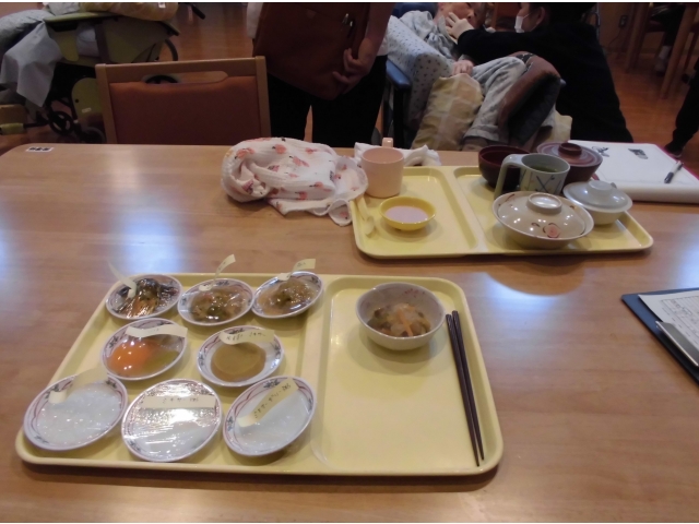 岡崎苑の全食事形態の見本