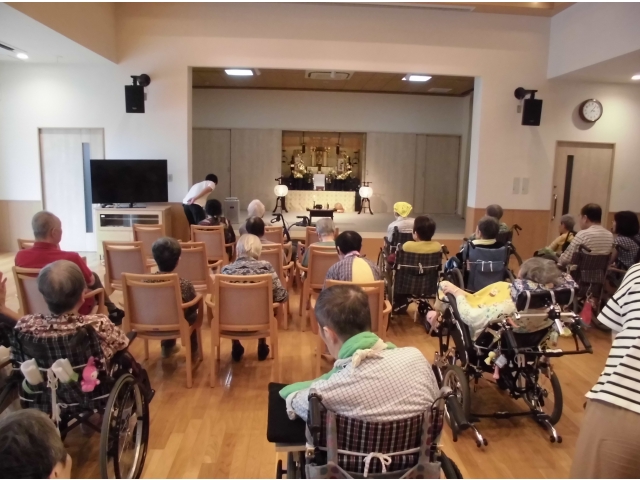 送り火の様子