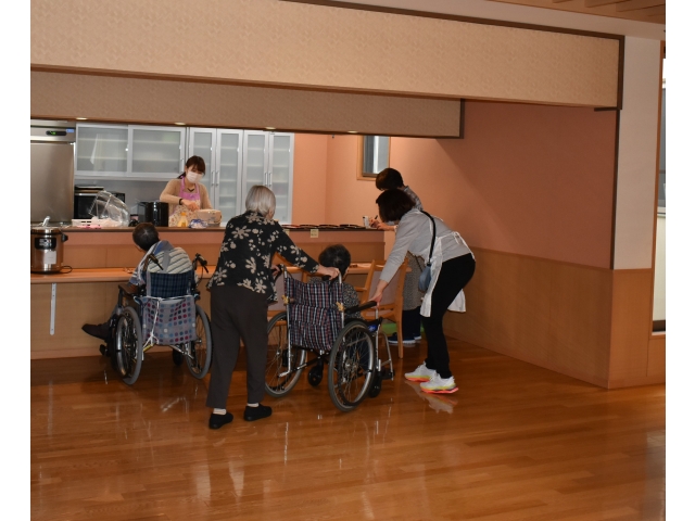 カウンター席です