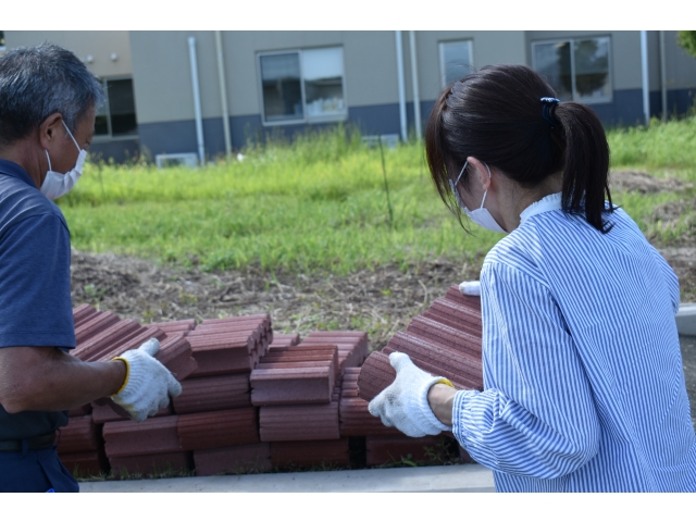 枠用レンガ