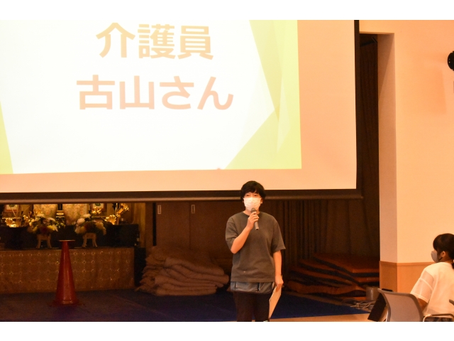 各職種から挨拶と一言🤗（介護主査）