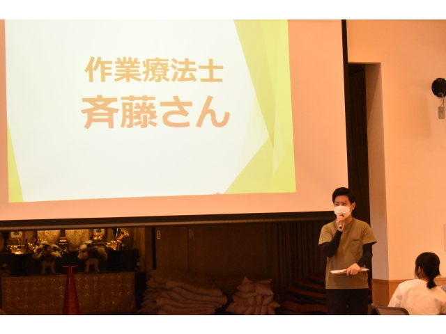 各職種から挨拶と一言🤗（リハビリ）