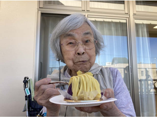 金時芋と紫芋のﾓﾝﾌﾞﾗﾝ