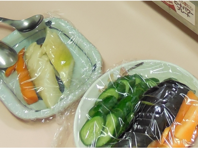大事に育てたぬか床で作ったぬか漬け