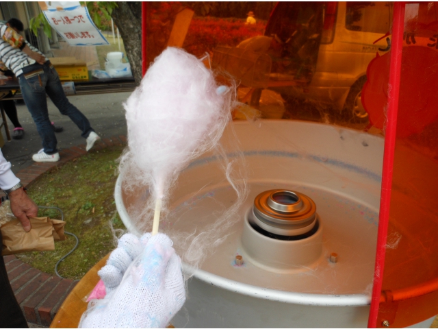 ふんわり美味しそうな綿菓子