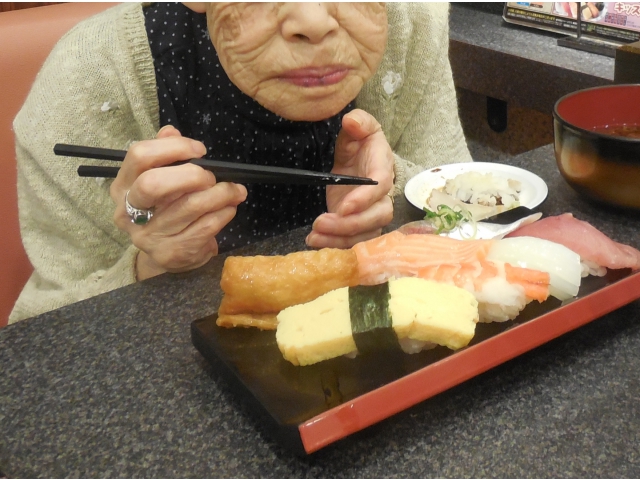 「ごちそうやわぁ。」