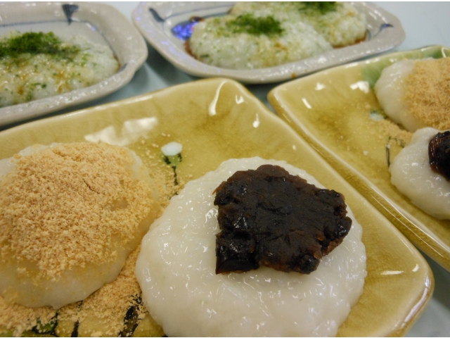 美味しいお餅ができました