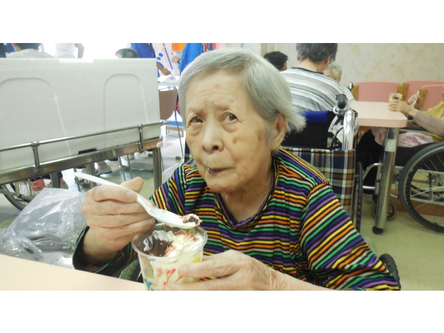 そうめんの後のデザートも美味しいです