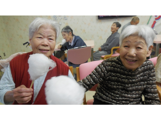 わたがしが大好評！