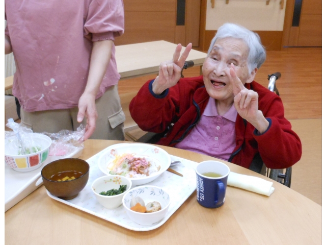 ちらし寿司、嬉しい。