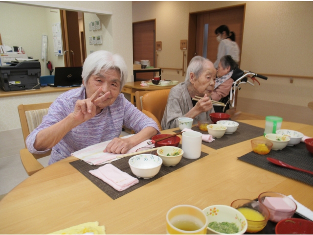 もうお腹いっぱい、美味しかったよ。