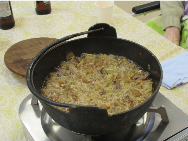 すき焼き鍋～出来上がり