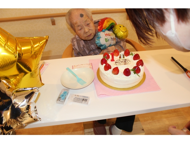 大きな7号のケーキ