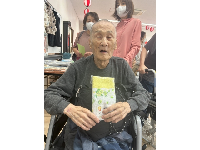 ２等タオルをゲット！