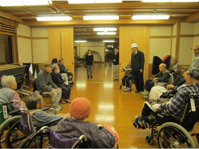 防火管理者による講評