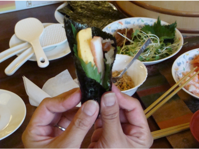 完成！　さて食べよ