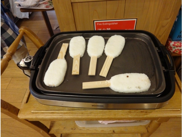 手作りの五平餅です！