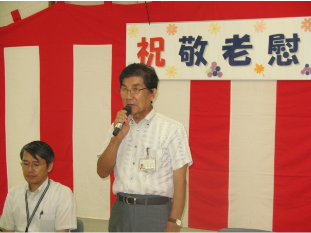 川瀬町長による祝辞