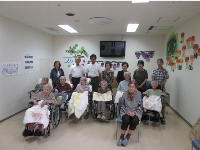 町長さんと記念撮影！