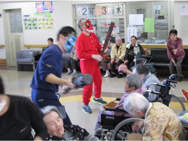 鬼が現れた！！