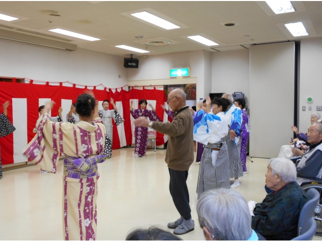 利用者様の飛び入り参加もありました