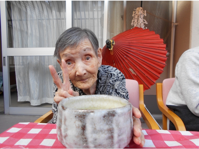 お茶会の様子