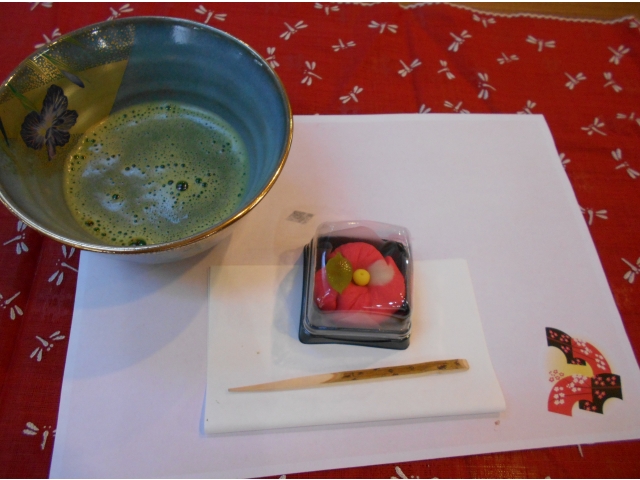 お抹茶と練り切り