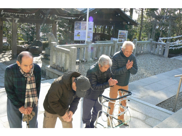 参拝の様子