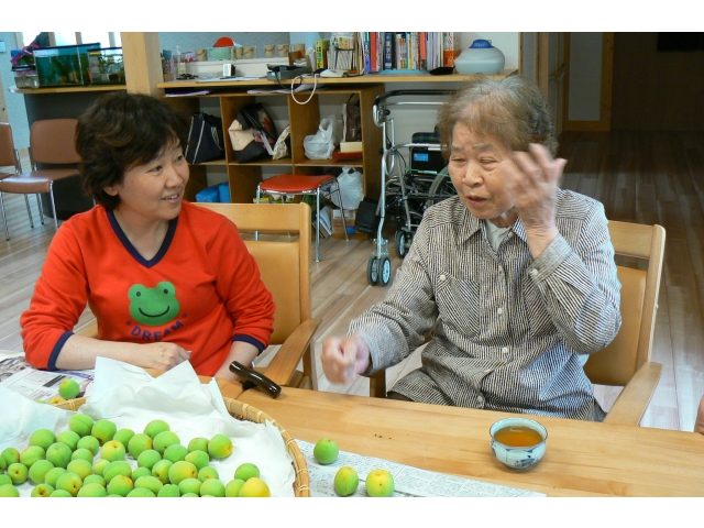 談笑の様子
