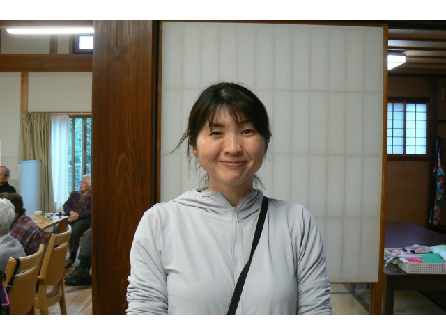 介護職員：安在由美子