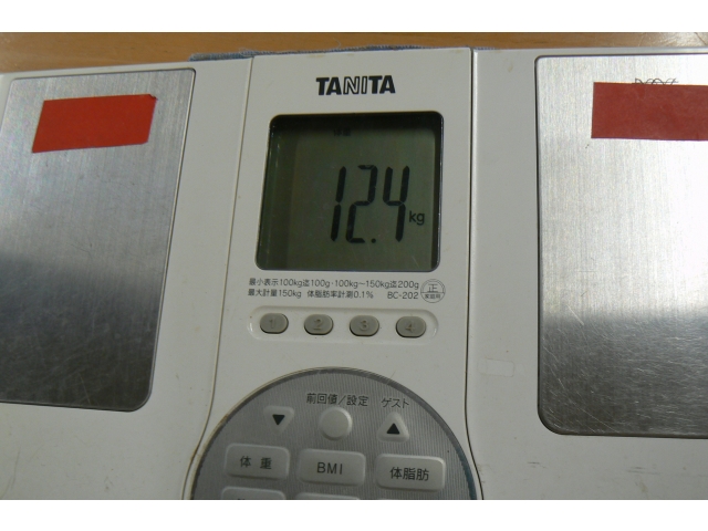 正解は12.4㎏！！！
