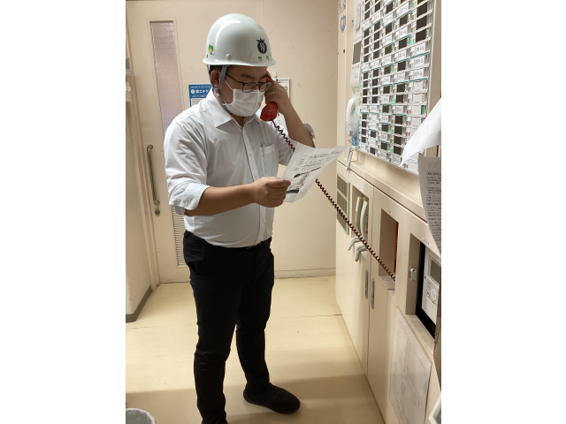 火災通報機で119番通報！