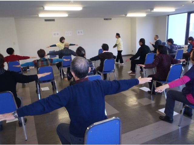 手話を利用した体操