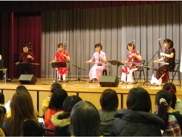 二胡の演奏