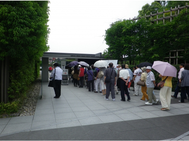 平等院へ入場します