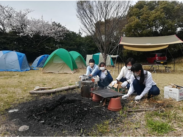 スカウト達念願のデーキャンプ