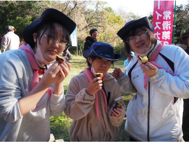 ほっかほっかの焼き芋