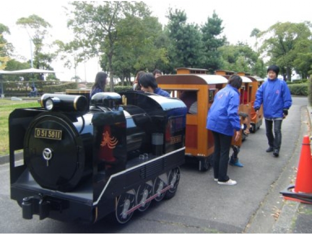 汽車の到着だよ